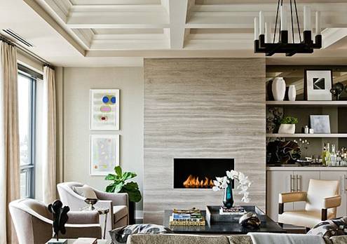 Nội thất màu đen rất thích hợp với những phòng khách dùng gam màu be chủ đạo nội thất phòng khách