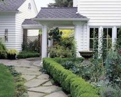 Những cách bố trí đường vào nhà, lối đi và cửa trước hợp lý