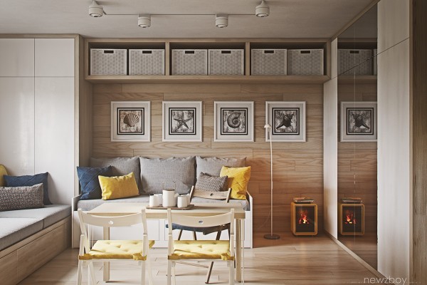 4 lựa chọn cho căn hộ 40m2 rộng thênh thang