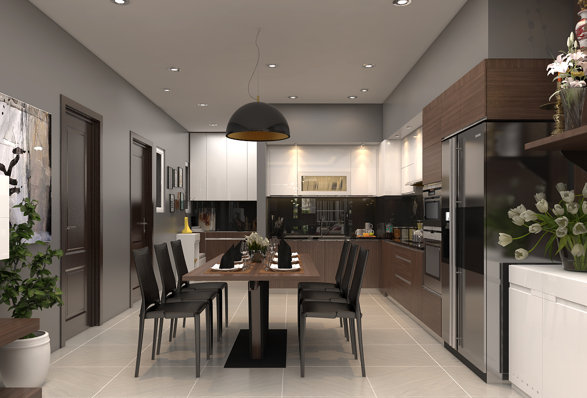 Bố trí căn hộ 2 phòng ngủ cho 4 người