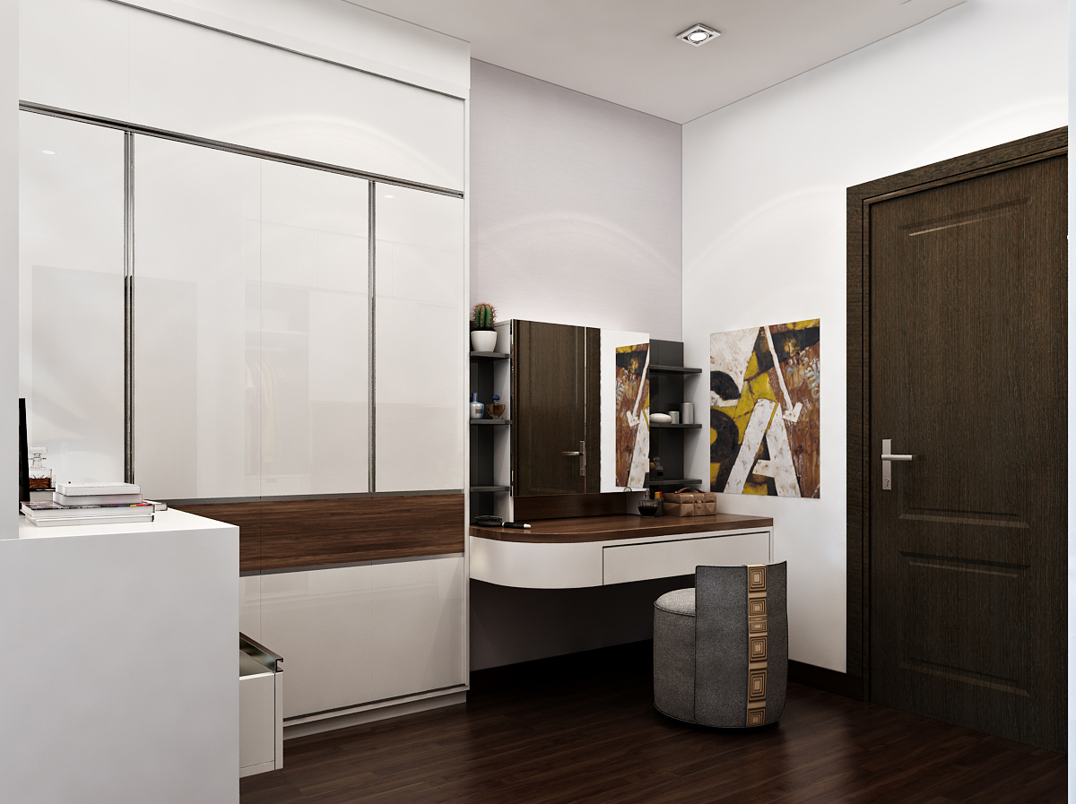 Bố trí căn hộ 2 phòng ngủ cho 4 người