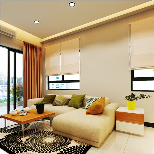 Mát mắt với ngôi nhà tươi mát