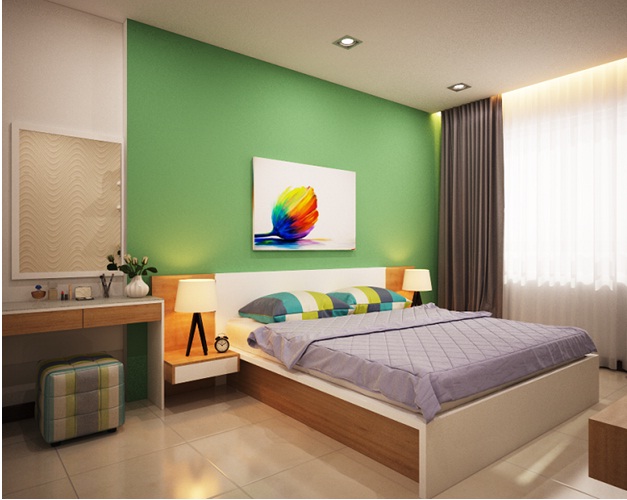 Mát mắt với ngôi nhà tươi mát