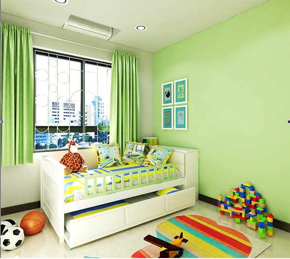 Mát mắt với ngôi nhà tươi mát