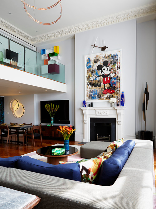 Phối màu xanh da trời với nhiều sắc thái cho nhà thêm đẹp