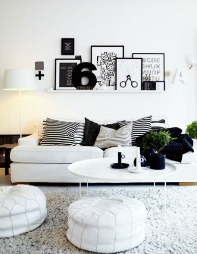 Sang trọng với căn hộ đơn sắc