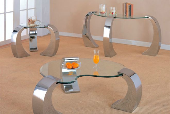 Những kiểu bàn kính hiện đại cho gia đình